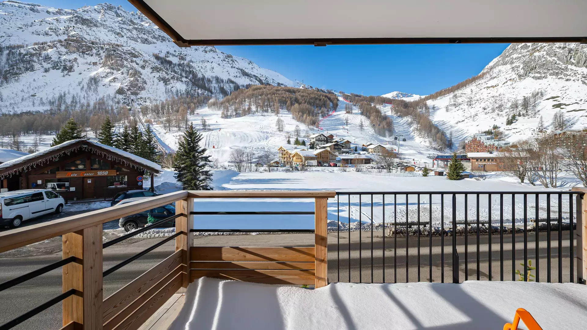Appartement Sifflote 9 - Location chalets Covarel - Val d'Isère Alpes - France - Terrasse