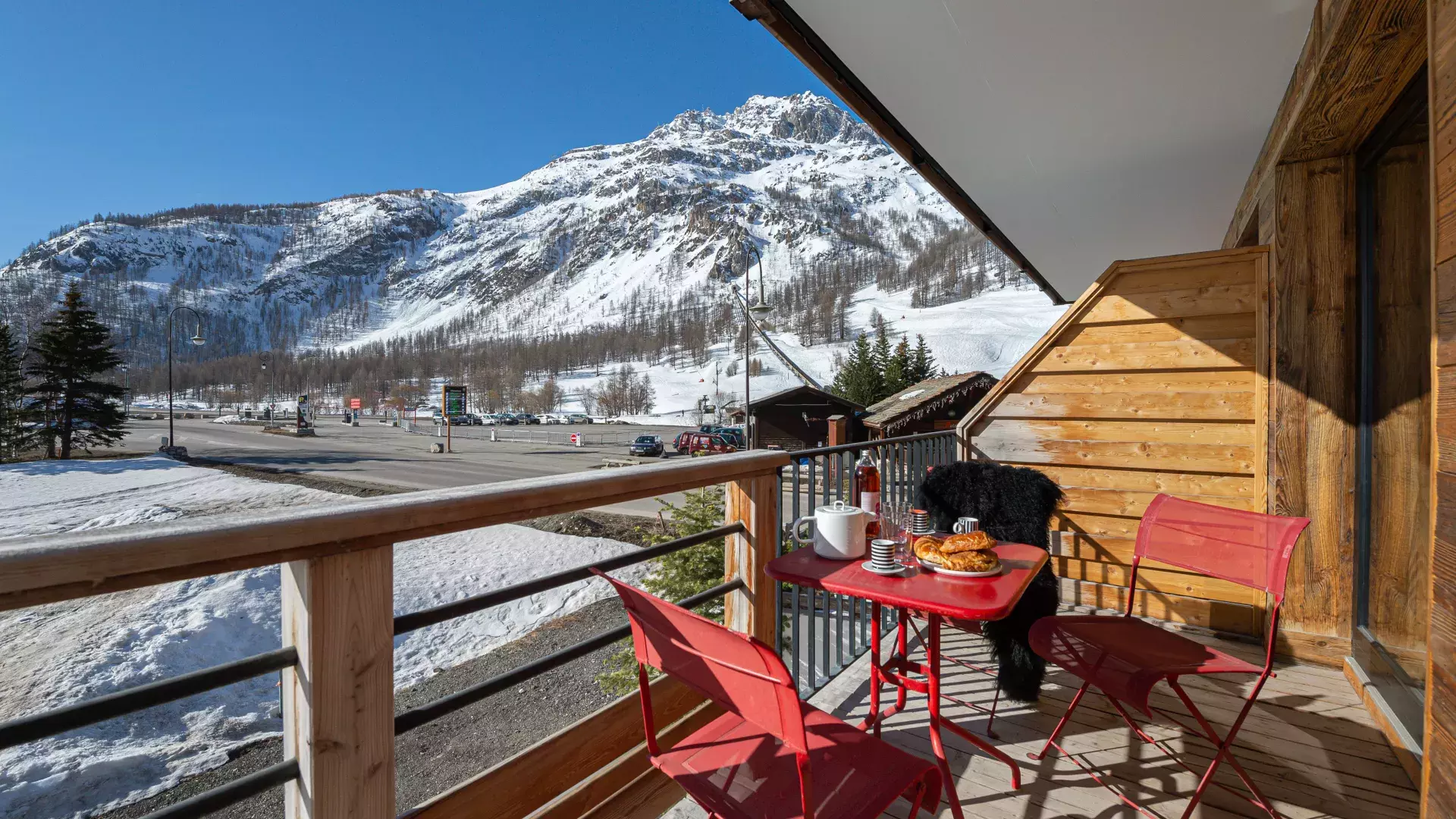 Appartement Fusée - Location chalets Covarel - Val d'Isère Alpes - France – terasse