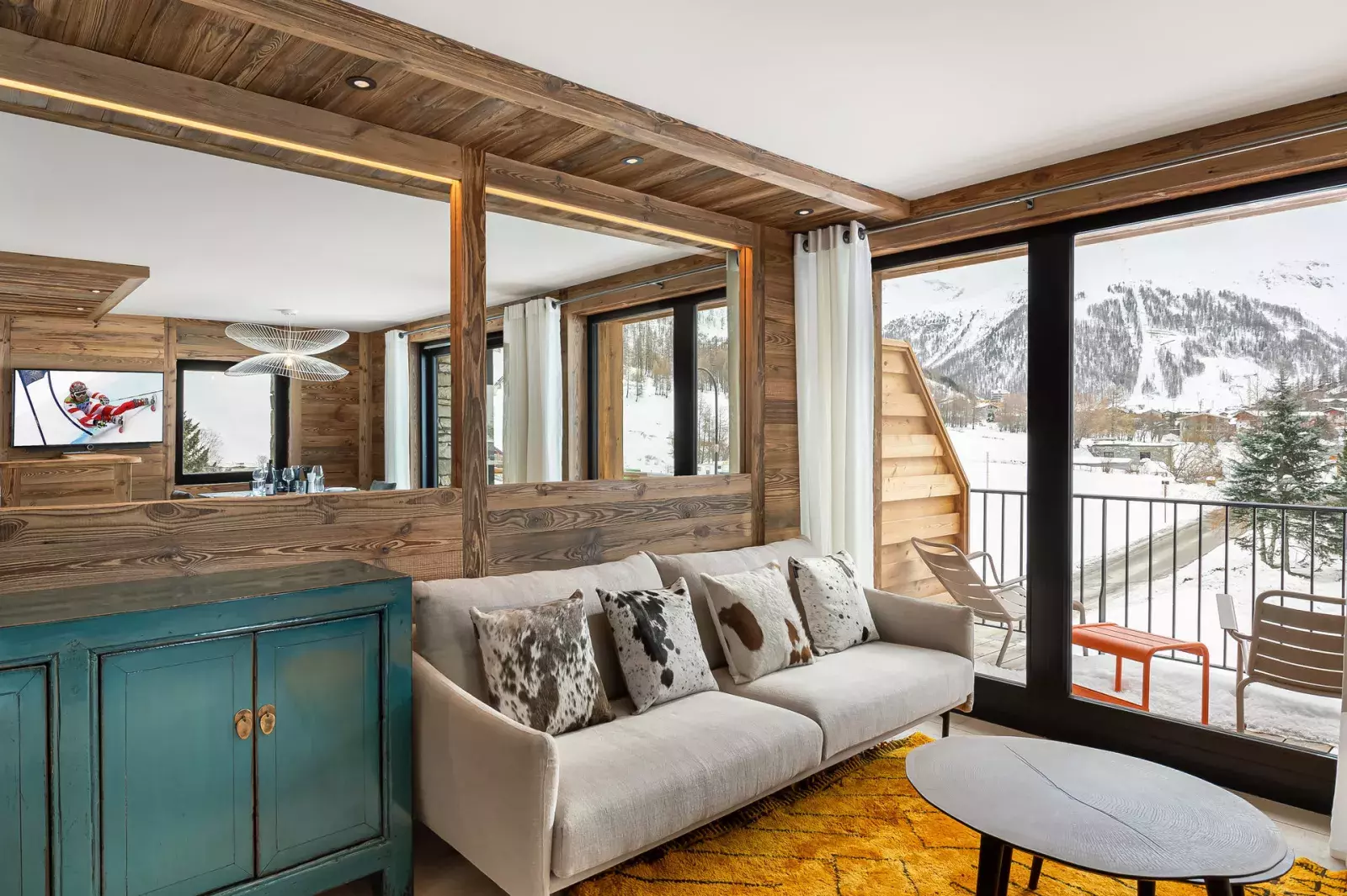 Salon de l'appartement Flocon