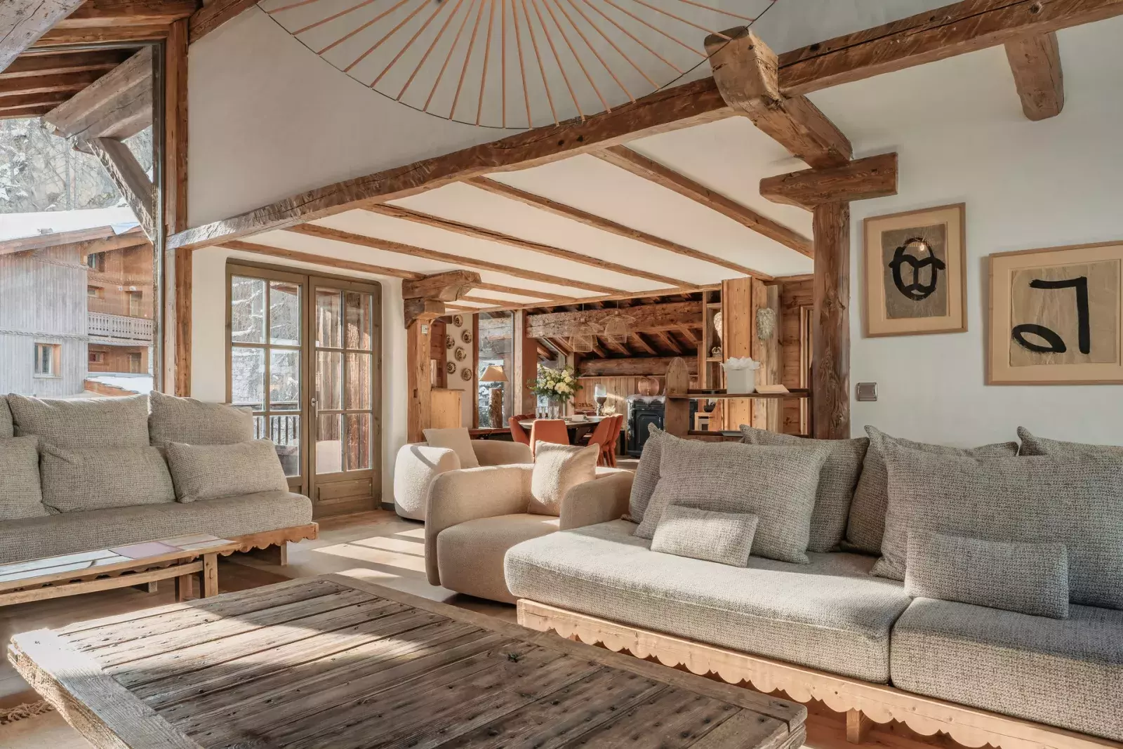 Salon du chalet Mathilda