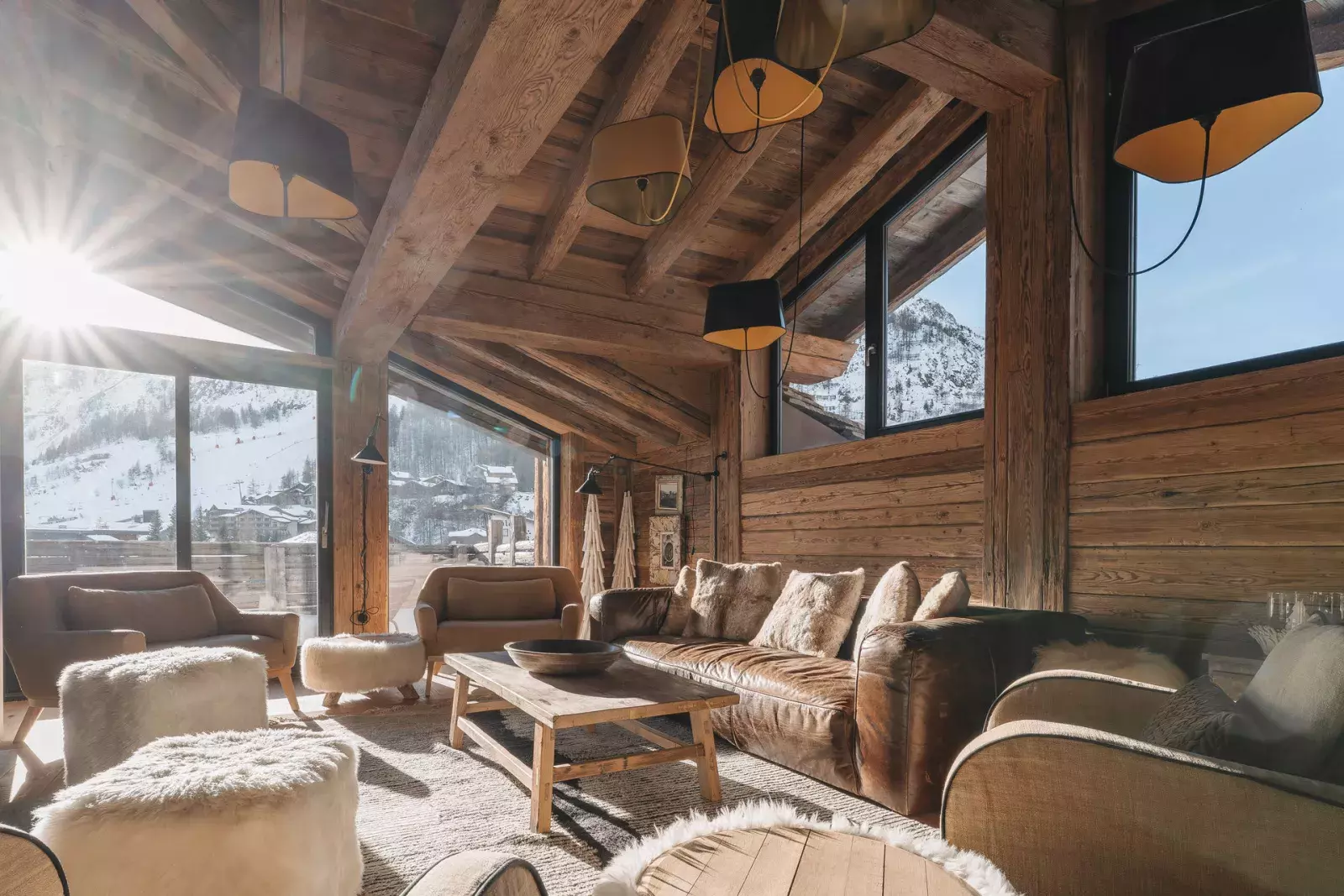 Salon du penthouse Savoie