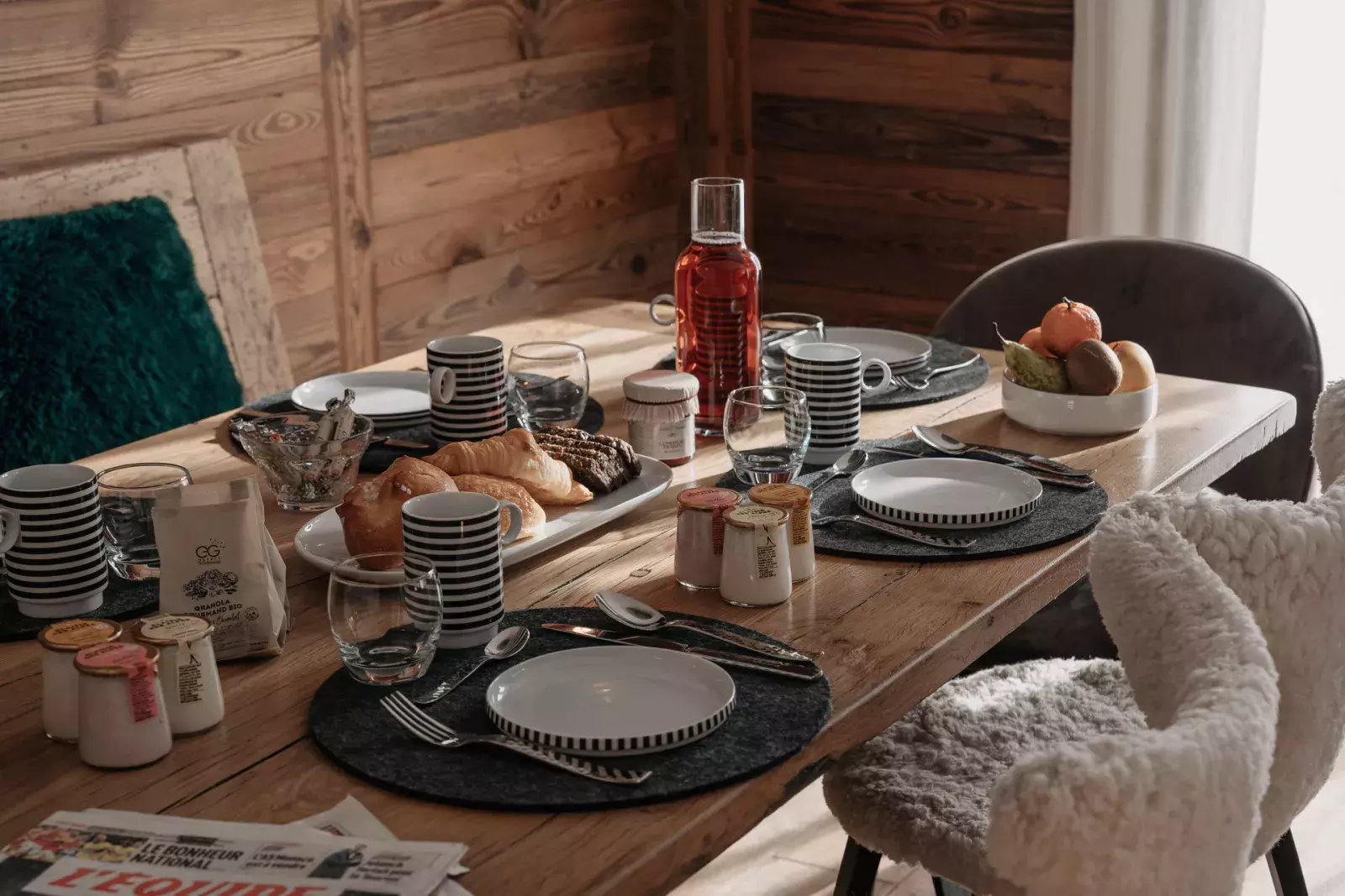Salle à manger de l'appartement Étoile