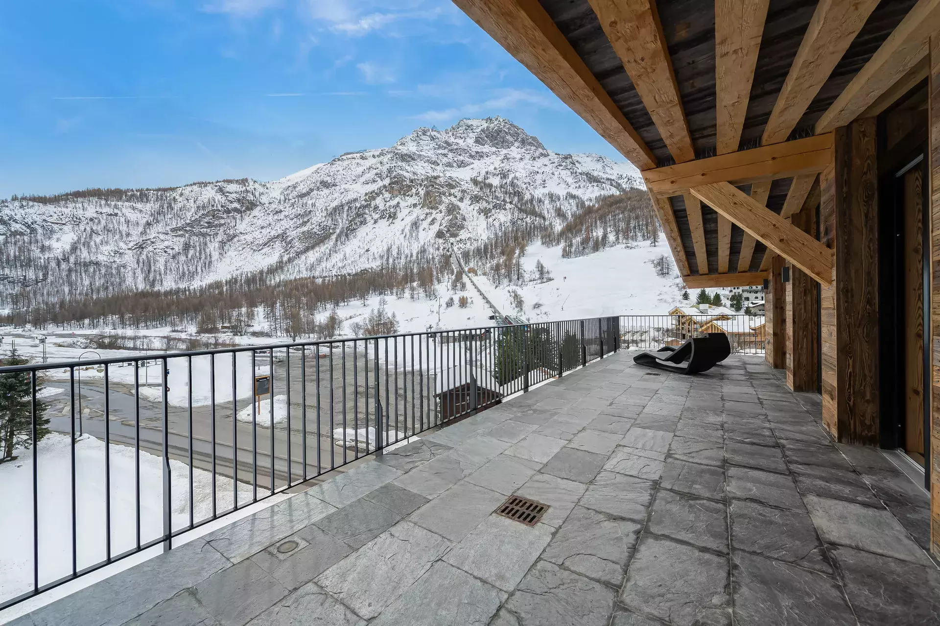 Balcon de l'appartement chamois