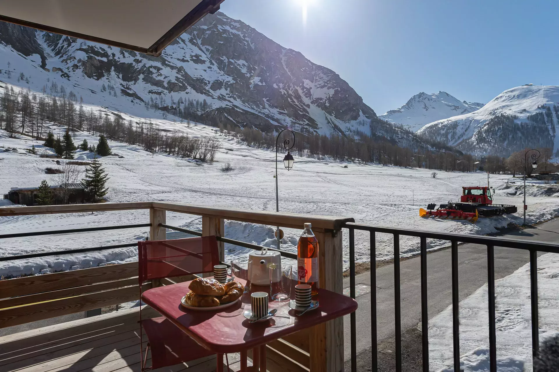 Balcon de l'appartement Fusée