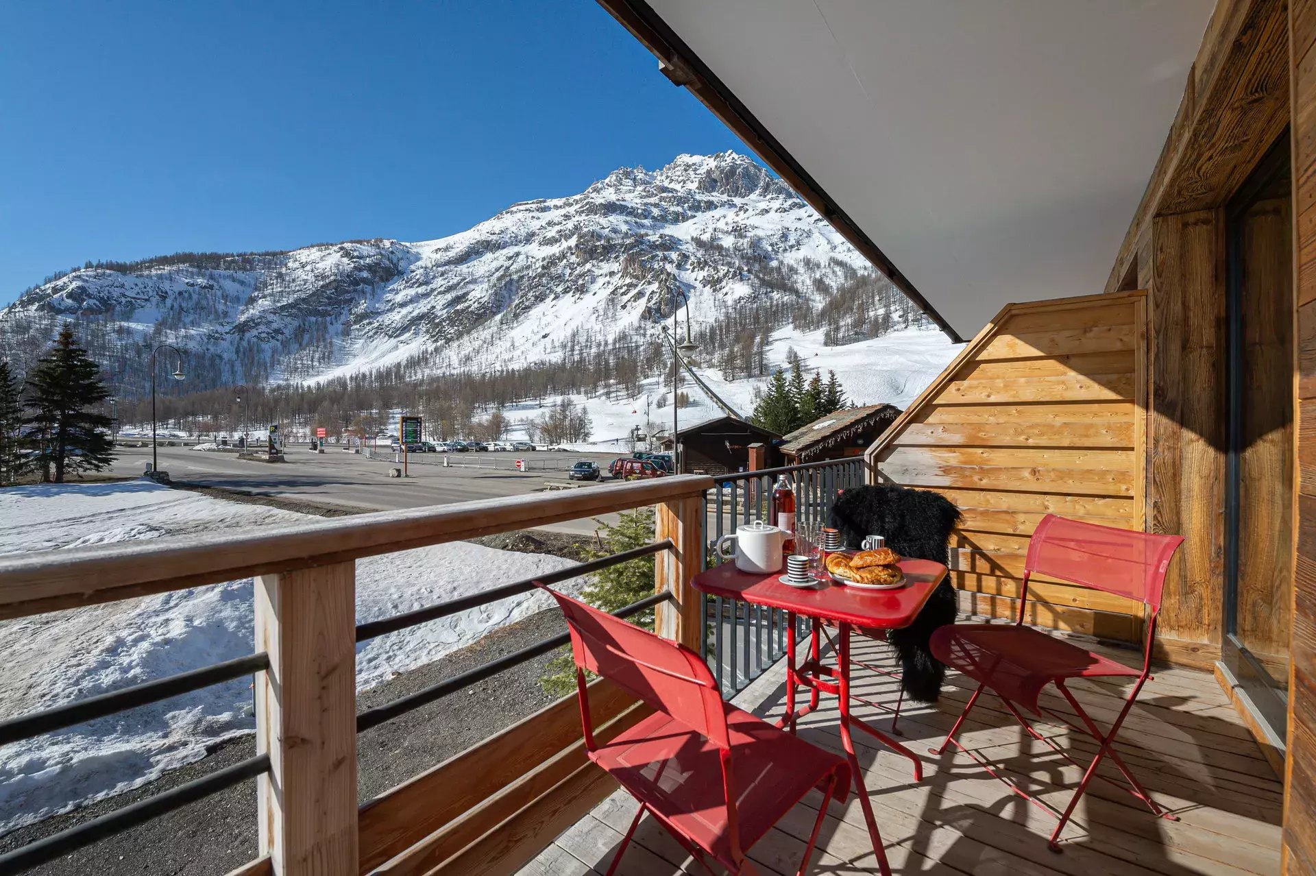 Balcon de l'appartement Fusée