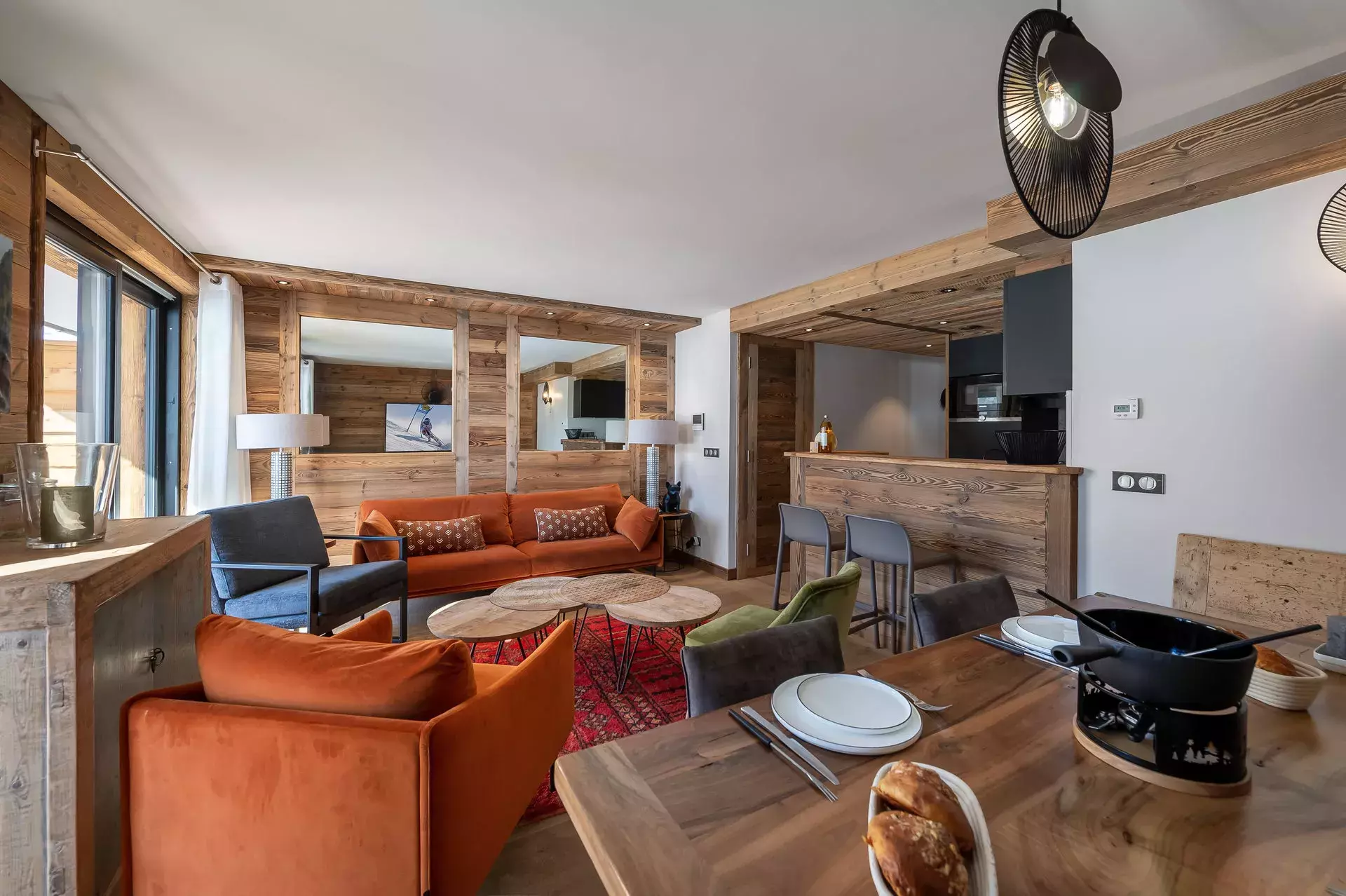 Séjour de l'appartement Fusée