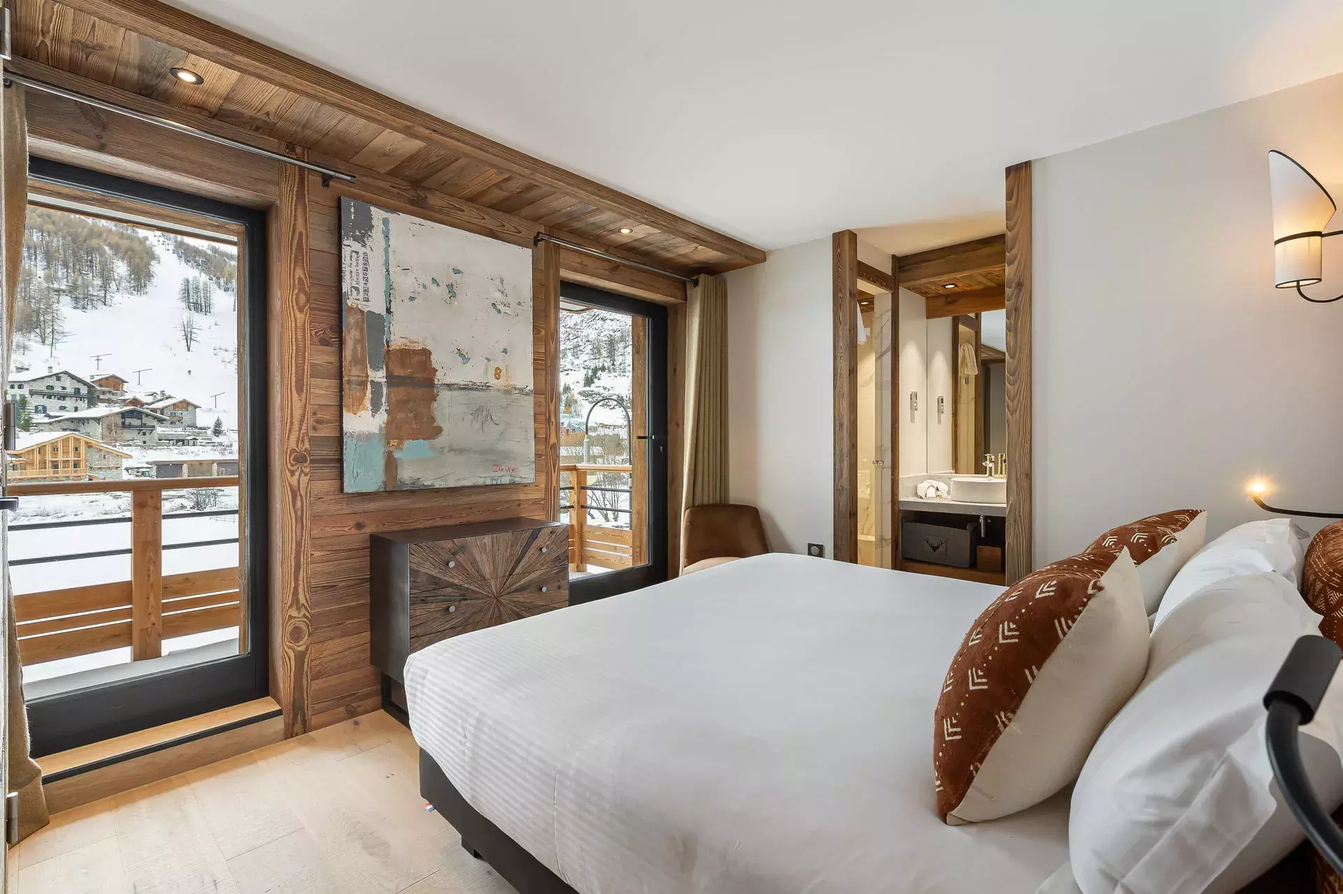 Chambre de l'appartement Ourson