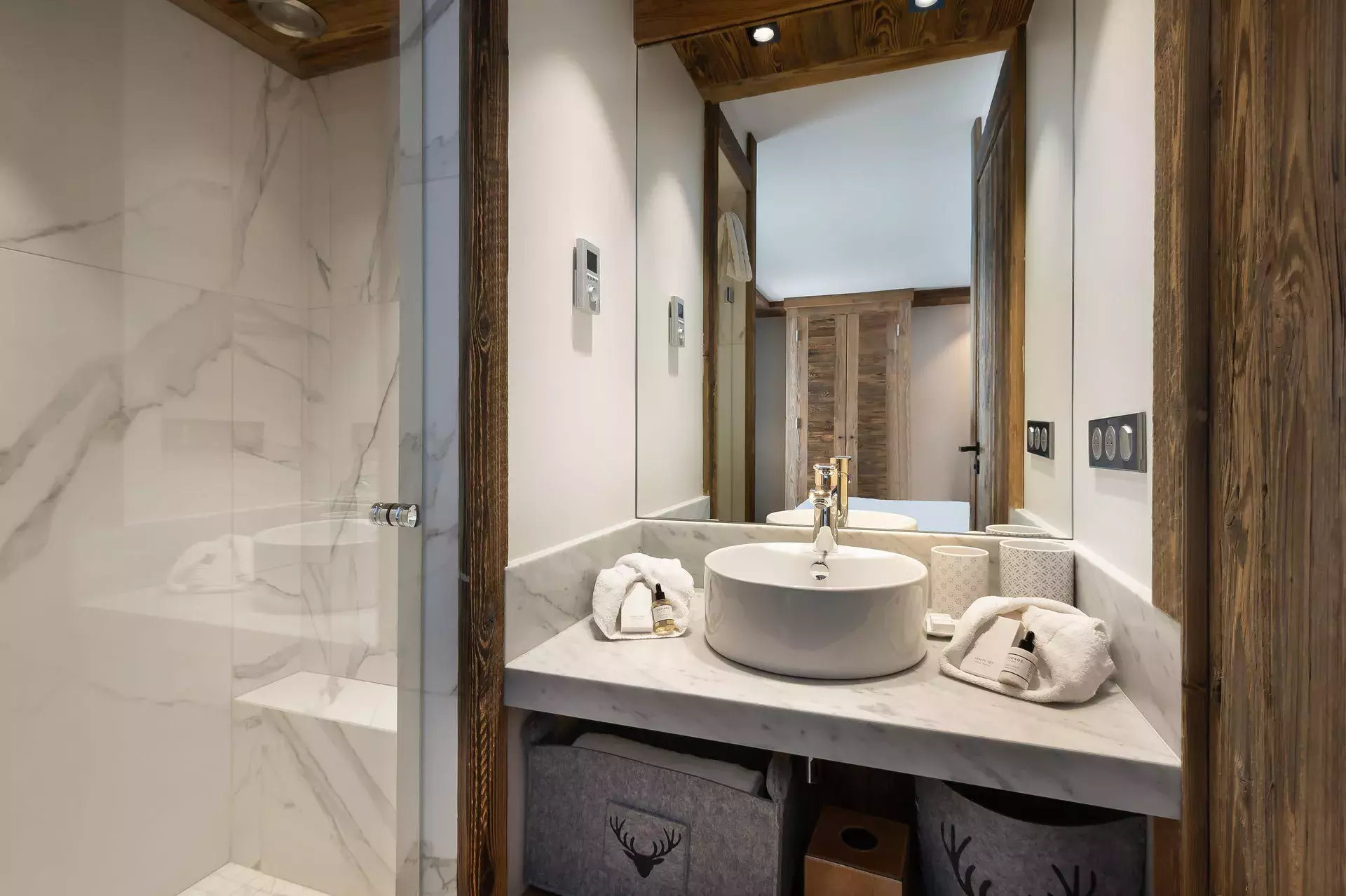 Salle de bain de l'appartement Ourson