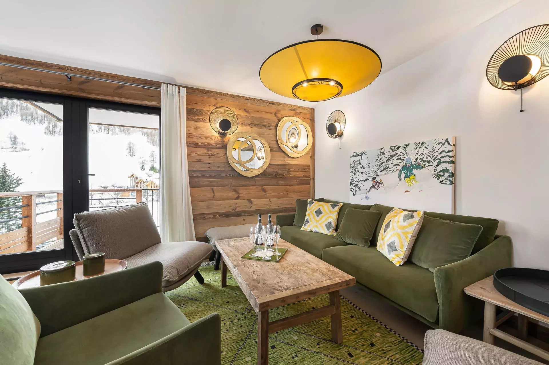 Salon de l'appartement Ourson
