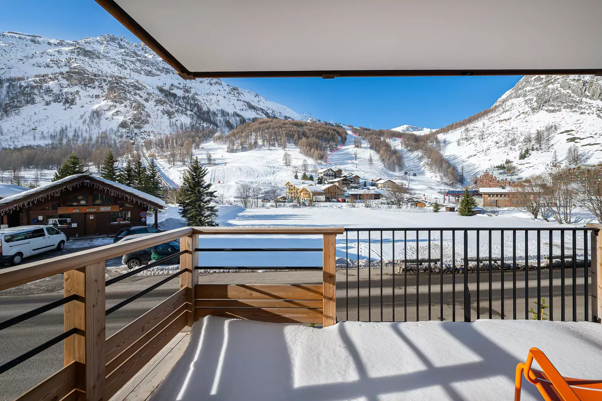 Balcon de l'appartement Sifflote