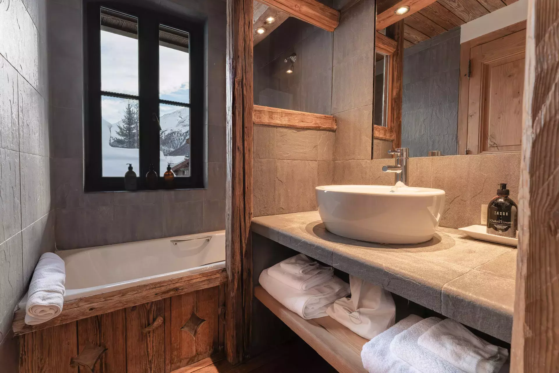 Salle de bain du chalet Alice