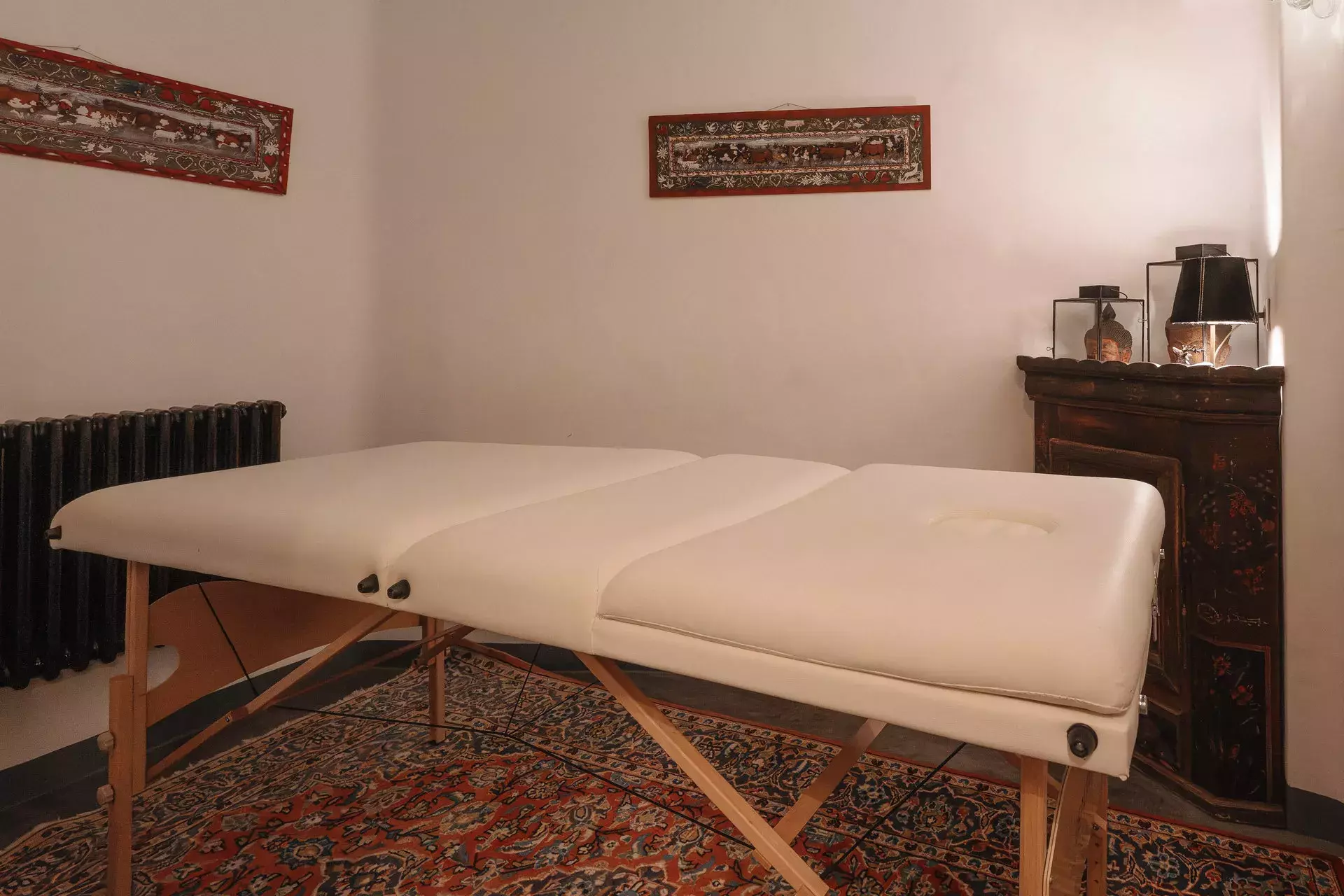 Salle de massage du chalet Alice
