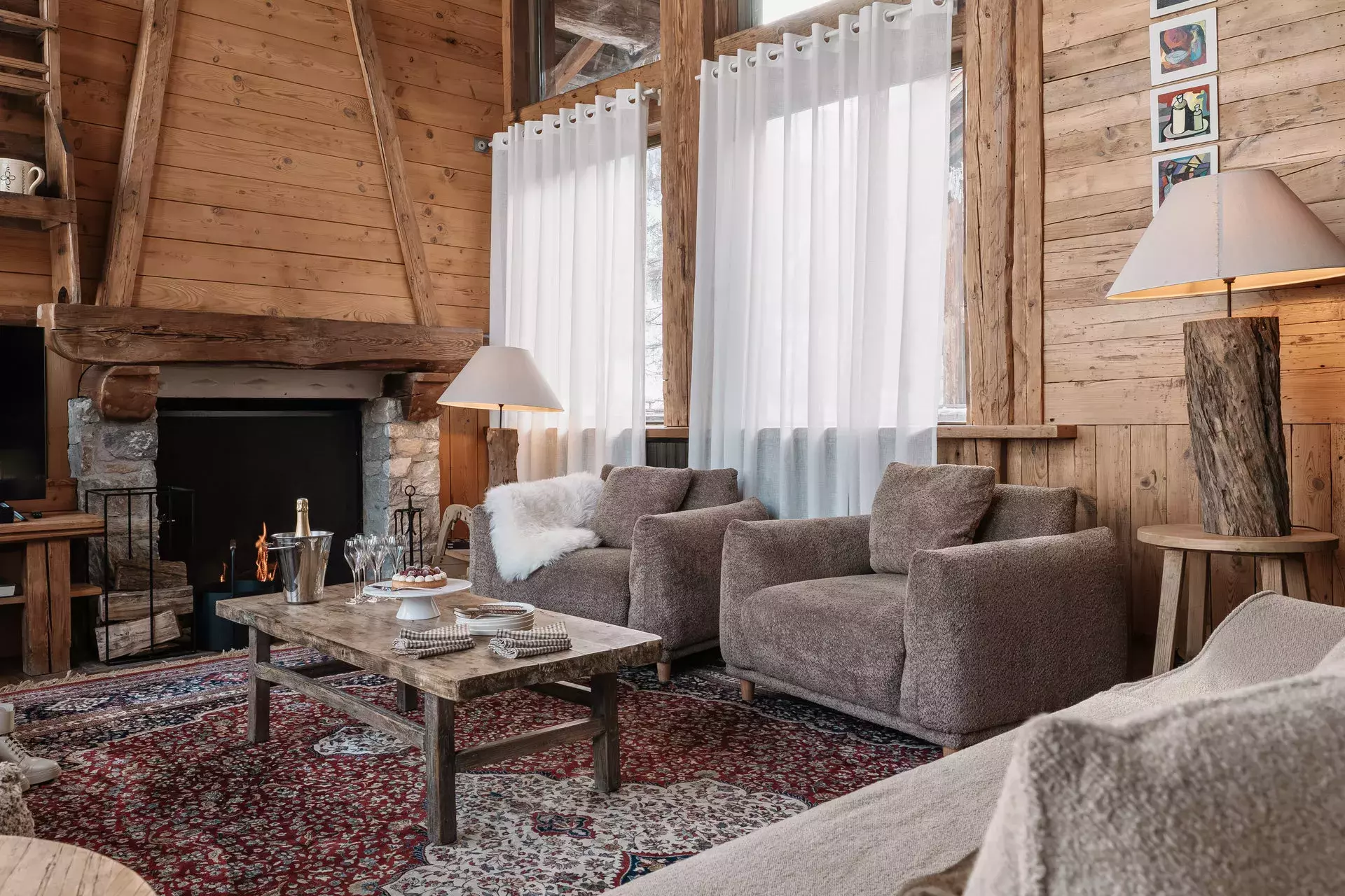 Salon du chalet Alice