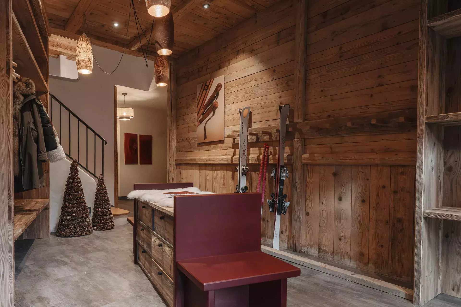Ski room du chalet Alice