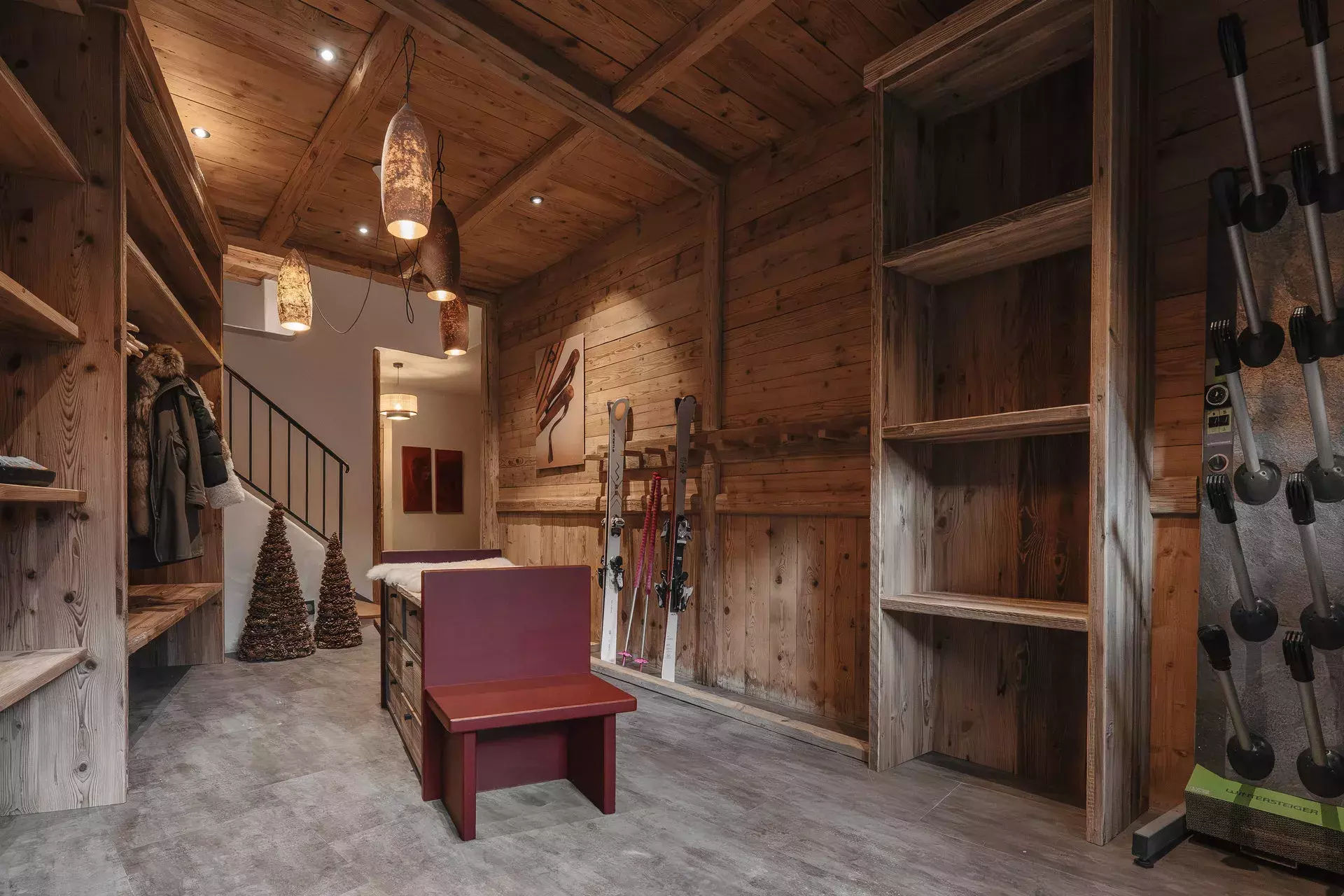 Ski room du chalet Alice