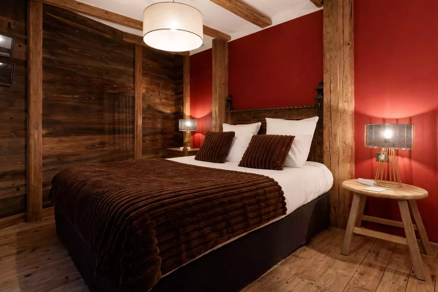 Chambre du chalet Lièvre Blanc