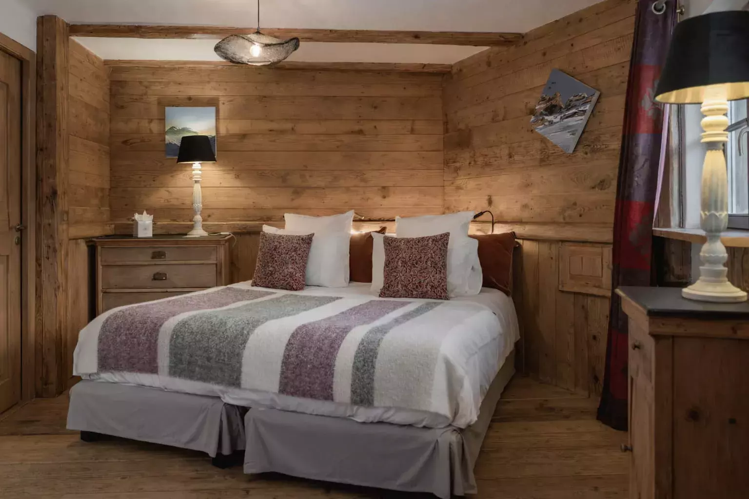 Chambre du chalet Lièvre Blanc