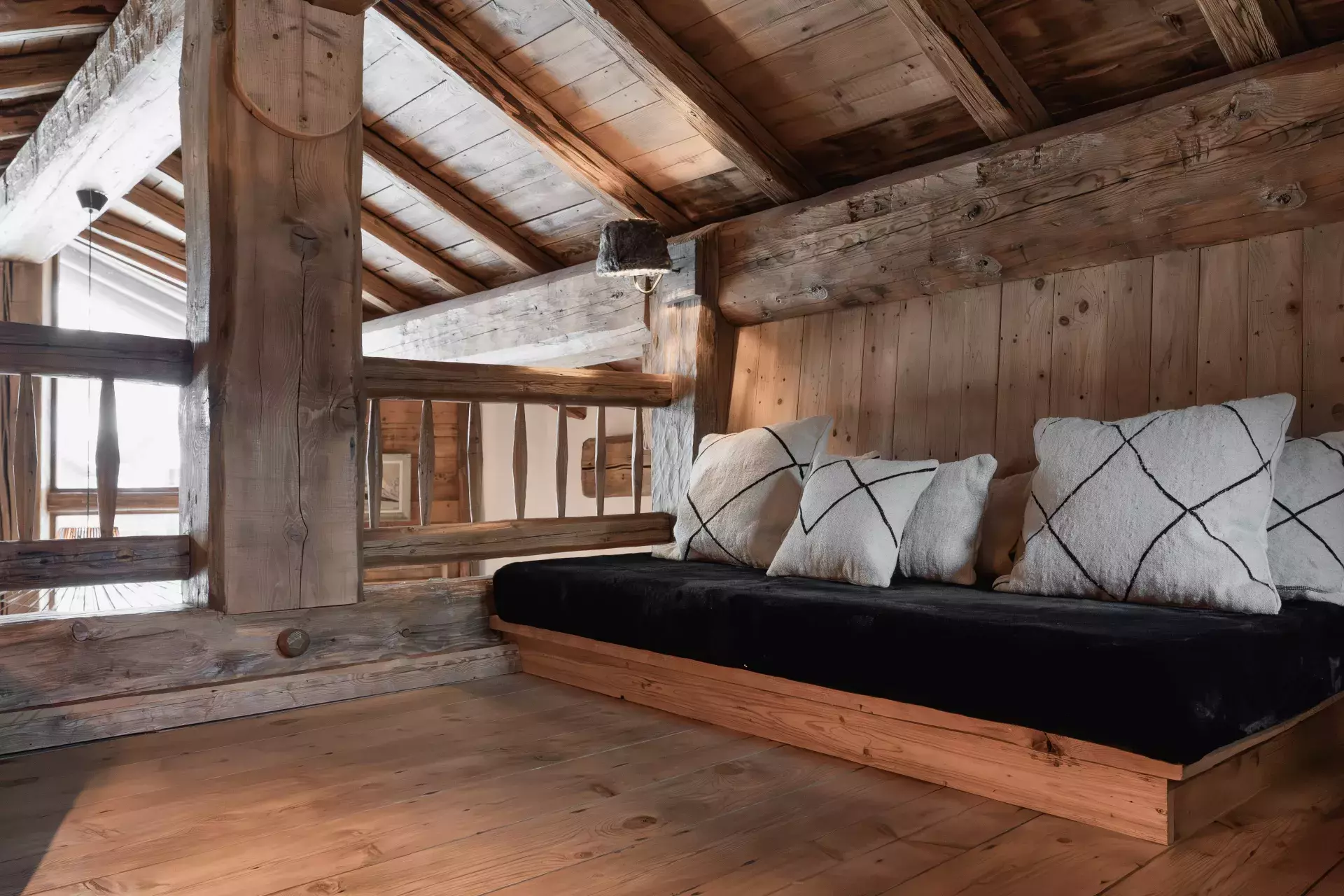 Mezzanine du chalet Lièvre Blanc