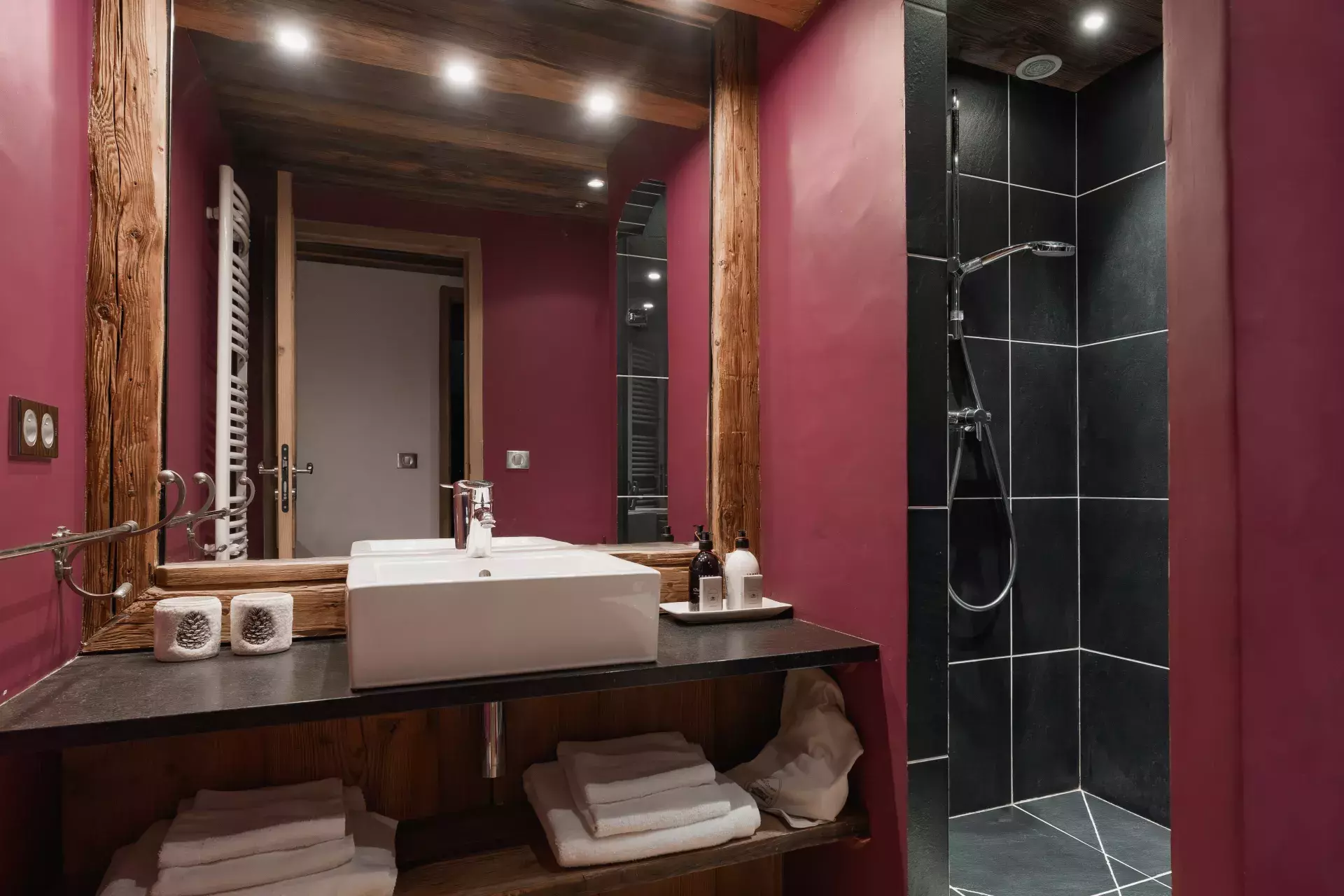 Salle de bain du chalet Lièvre Blanc