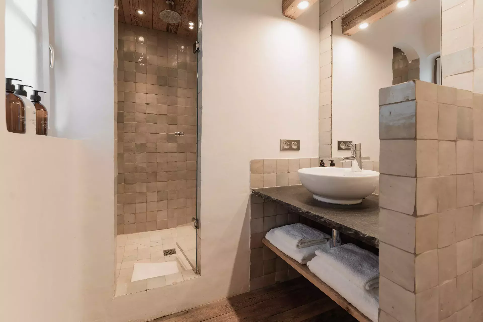 Salle de bain du chalet Lièvre Blanc