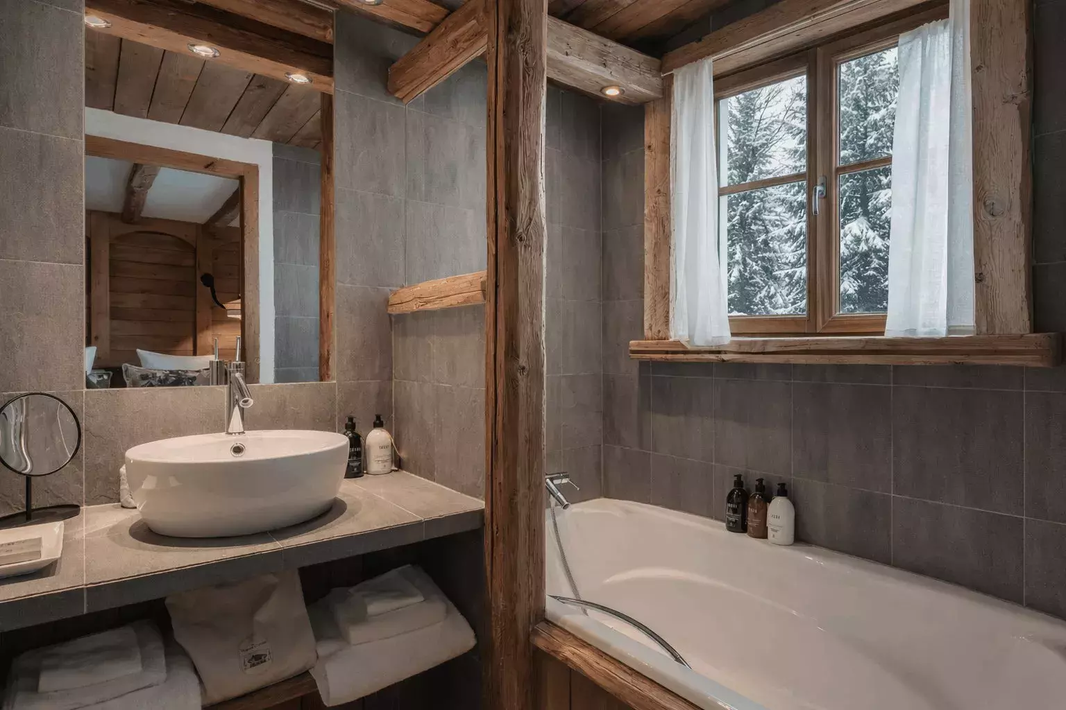 Salle de bain du chalet Mathilda