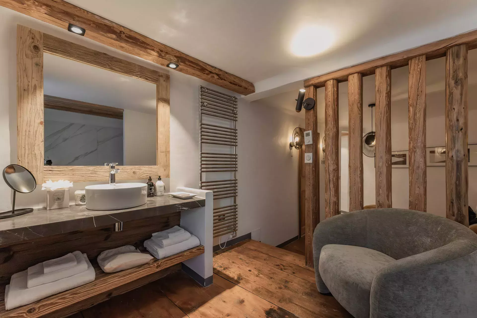 Salle de bain du chalet Mathilda