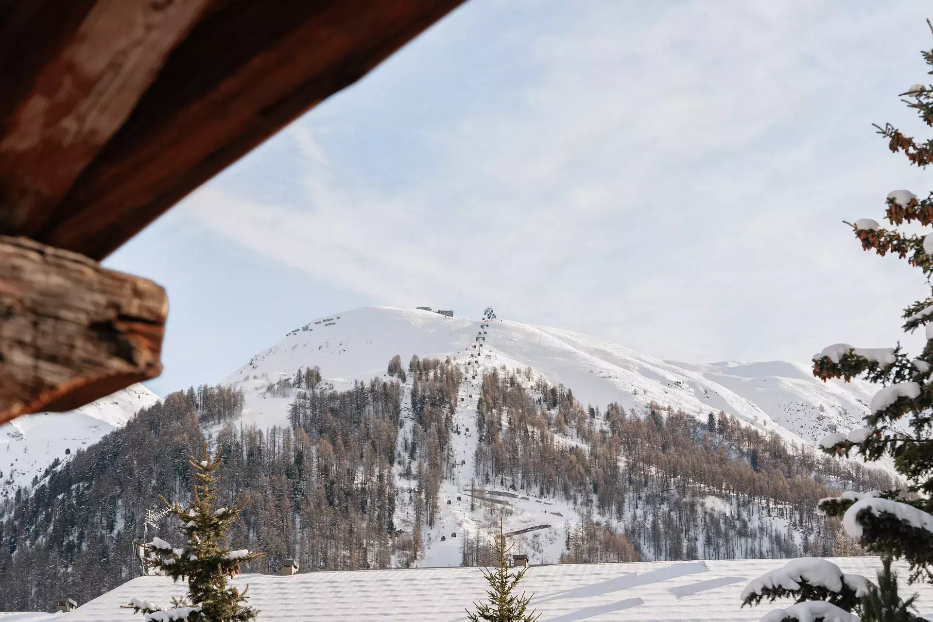 Vue du chalet Mathilda