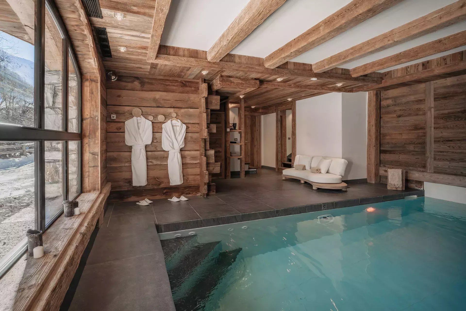 Piscine du chalet Papillon