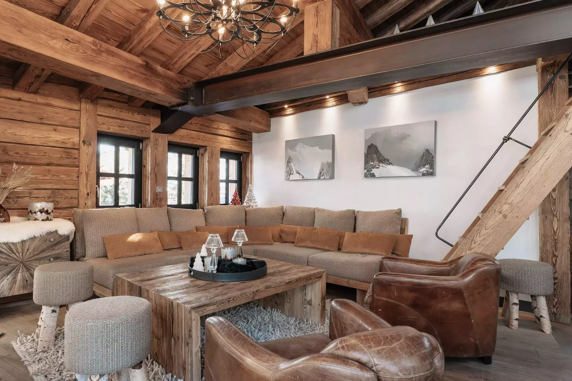 Salon du chalet Papillon
