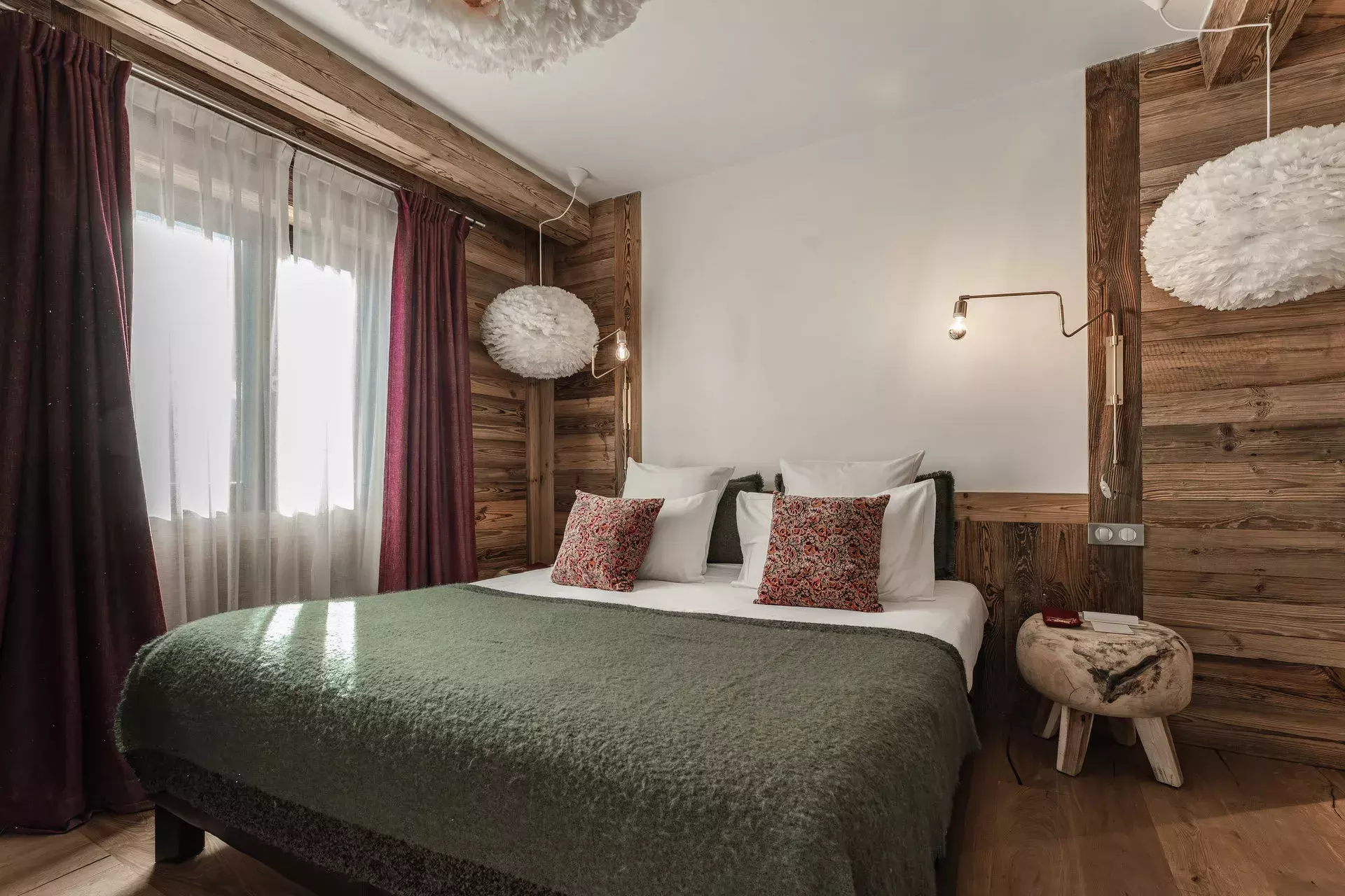 Chambre du penthouse Savoie