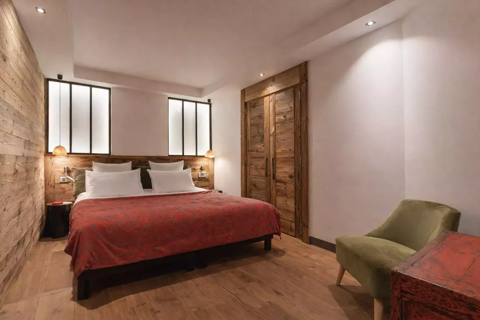 Chambre du penthouse Savoie