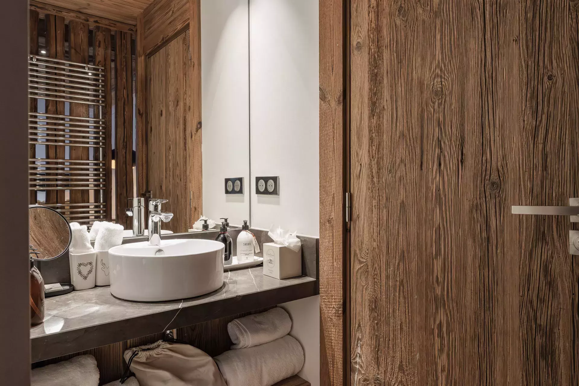 Salle de bain du penthouse Savoie