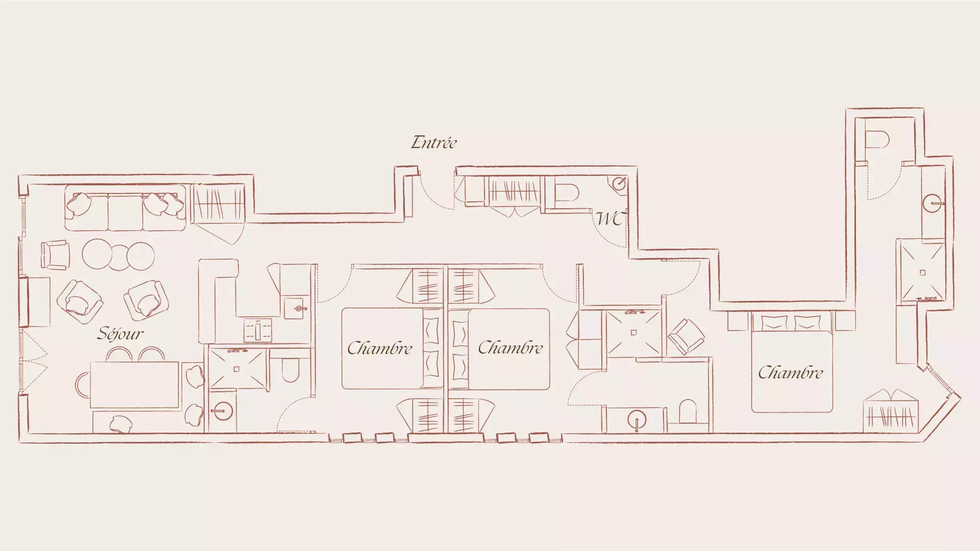 Plan de l'appartement Étoile