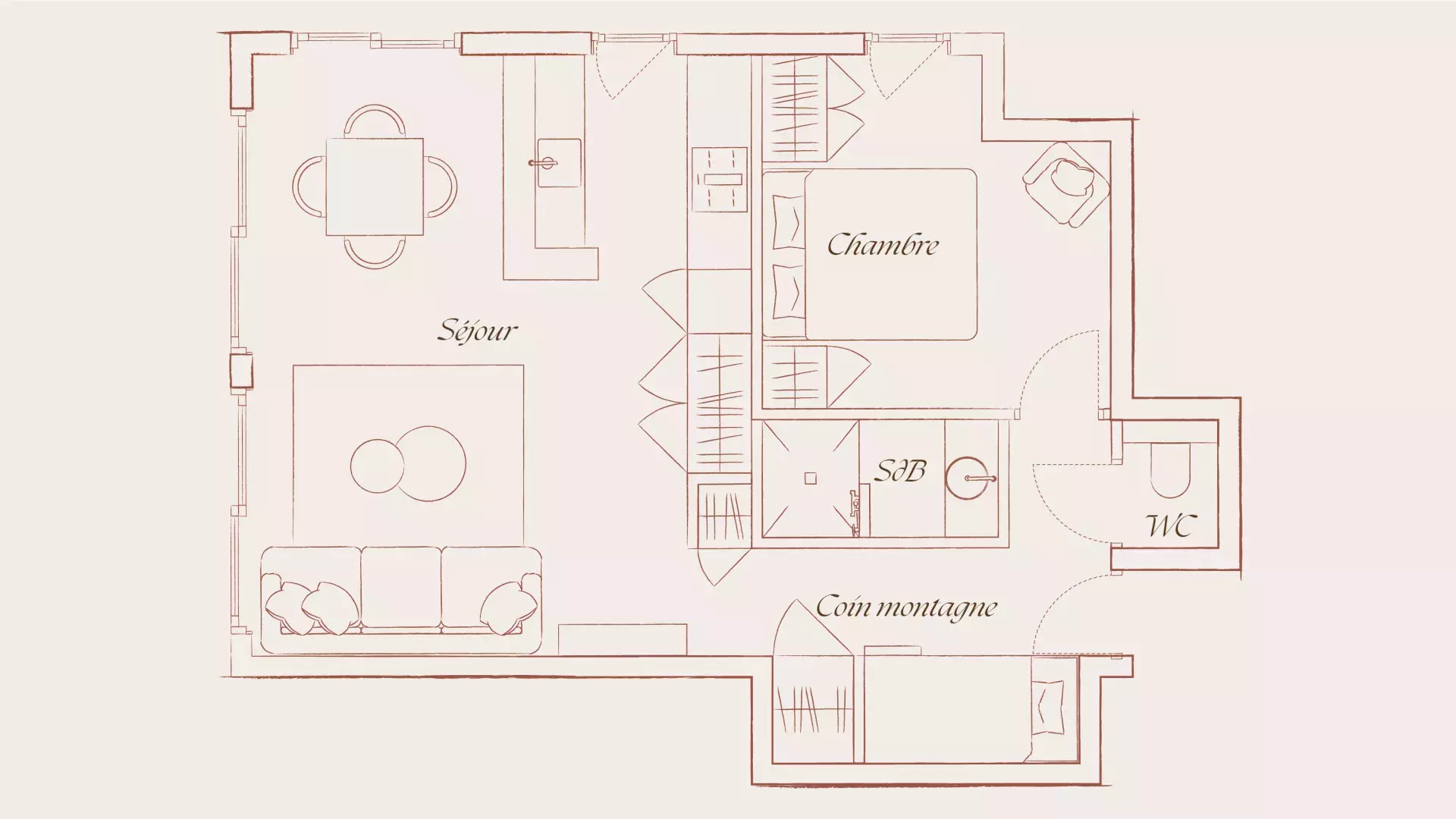 Plan de l'appartement Flocon
