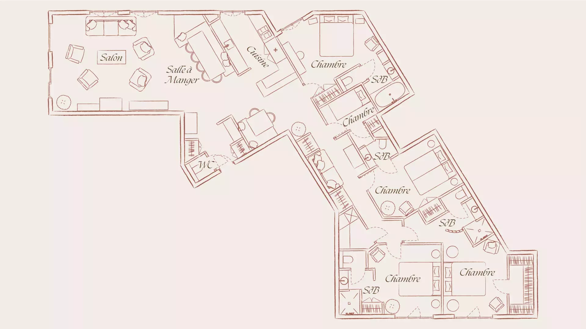 Plan du Penthouse Savoie