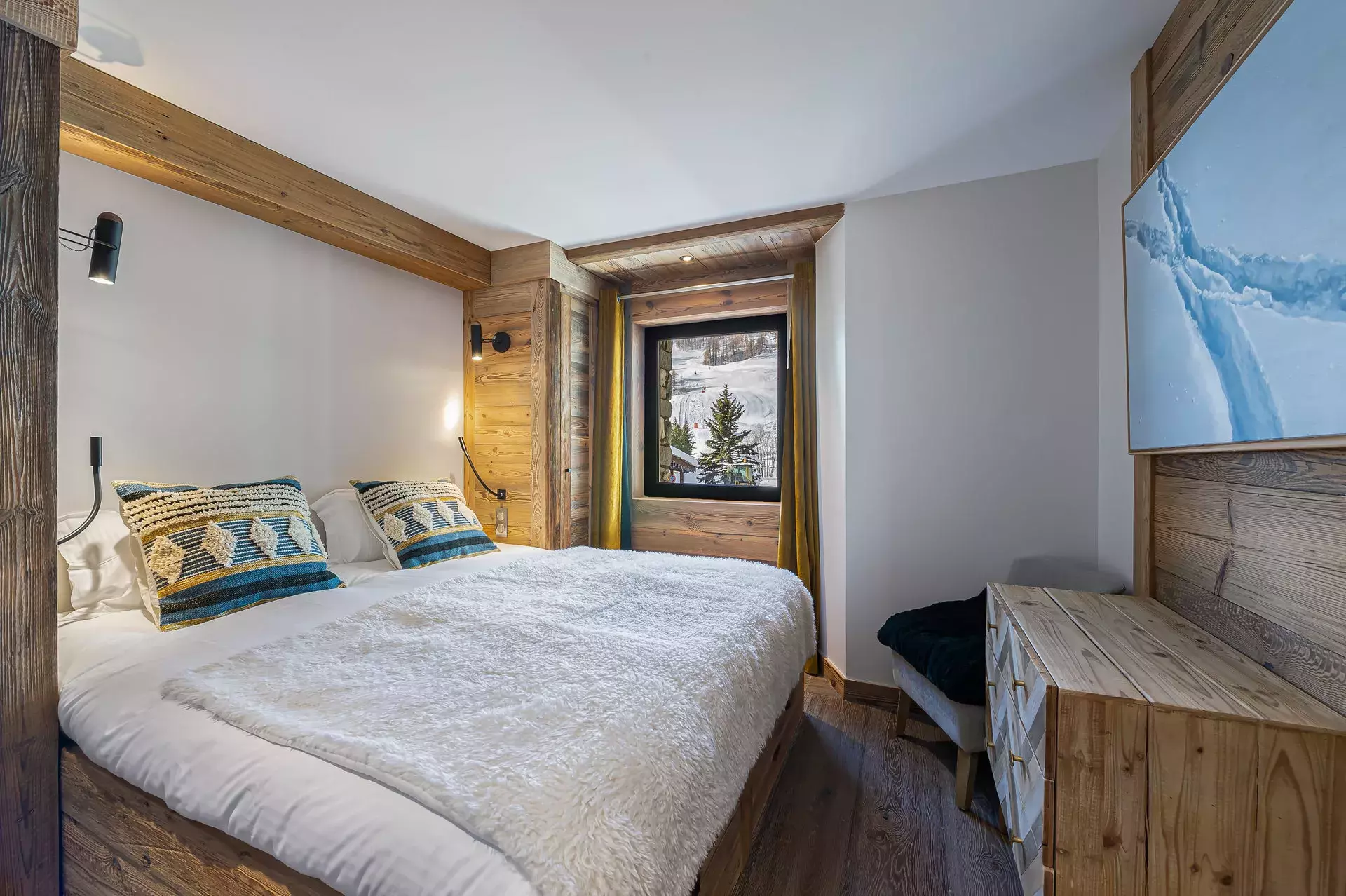 Chambre de l'appartement Blanchot
